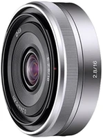 used sony sel16f28 16mm f2 8 wide angle lens for nex series cameras