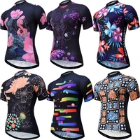 new pro team cycling jersey women short sleeve mtb bike jersey breathable quick dry bicycle clothing full zipper cycling wear