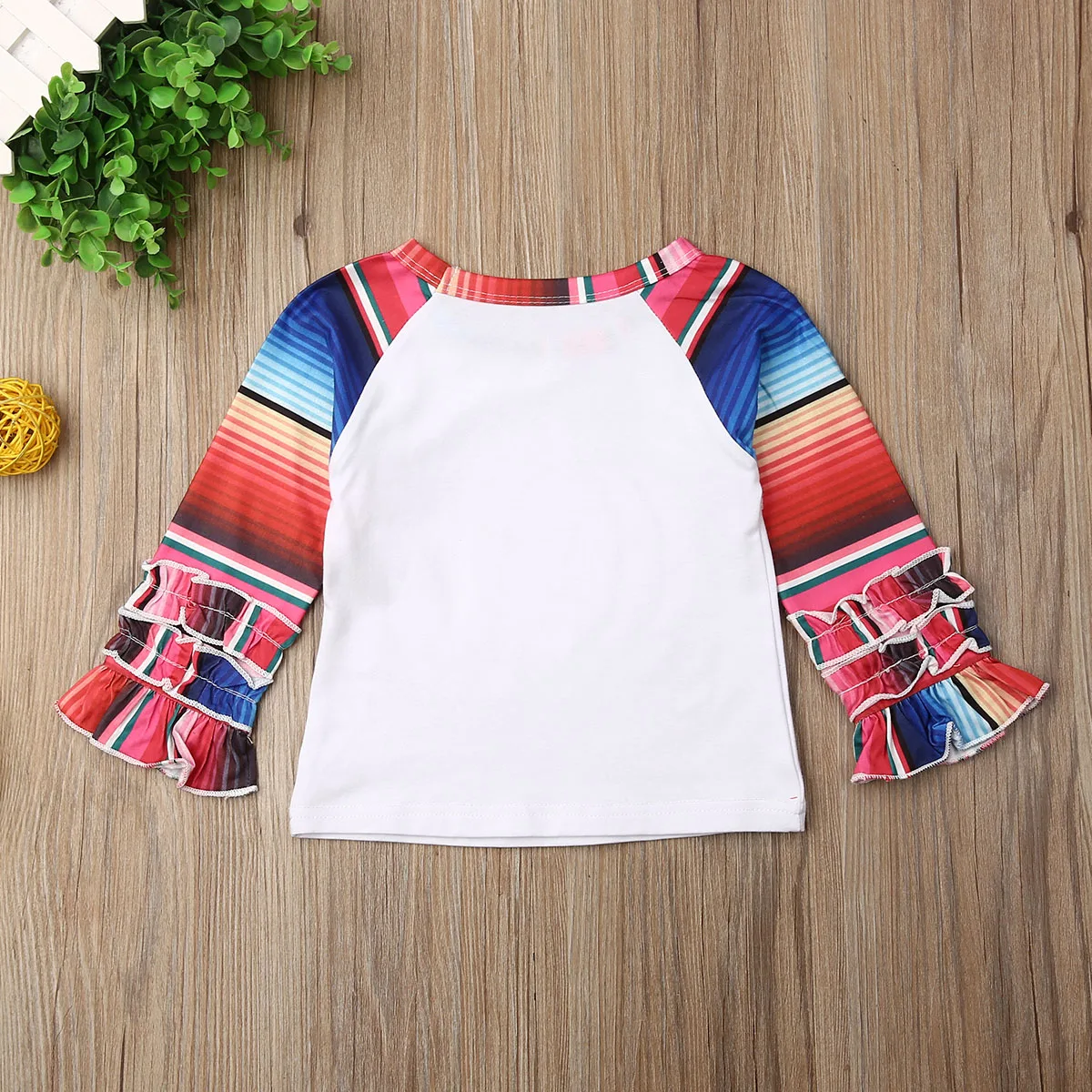 

1-6Y Toddler Infant Kids Baby Girl T-shirt Autumn Spring Halloween Pumpkin Ruffle Long Sleeve Tee Shirt Tops Clothes Outfits