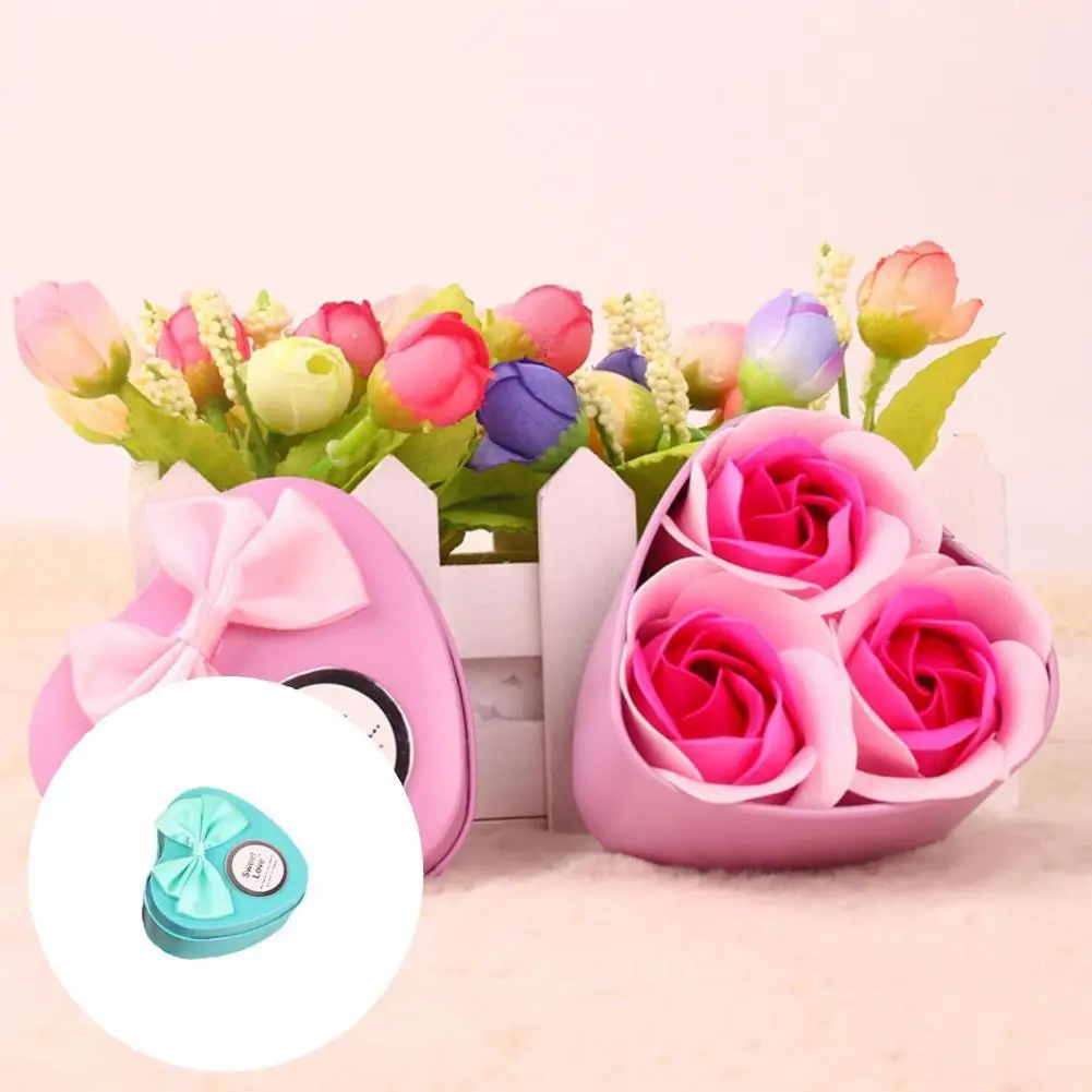 

3Pcs/Set Simulation Flower Fashion Portable Vibrant Color for Valentines Day Eternal Flower Artificial Flower