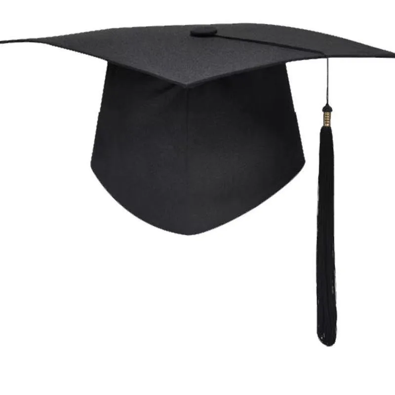 

Hot Sale High Quality Adult Bachelor Graduation Caps With Tassels For Graduation Ceremony Party Supplies