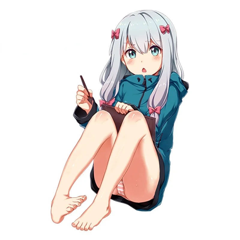 

Reflective Super Sexy Beauty Eromanga Sensei Izumi Sagiri Anime JDM Window Decal 3D Waterproof Car Stickers KK13*11cm