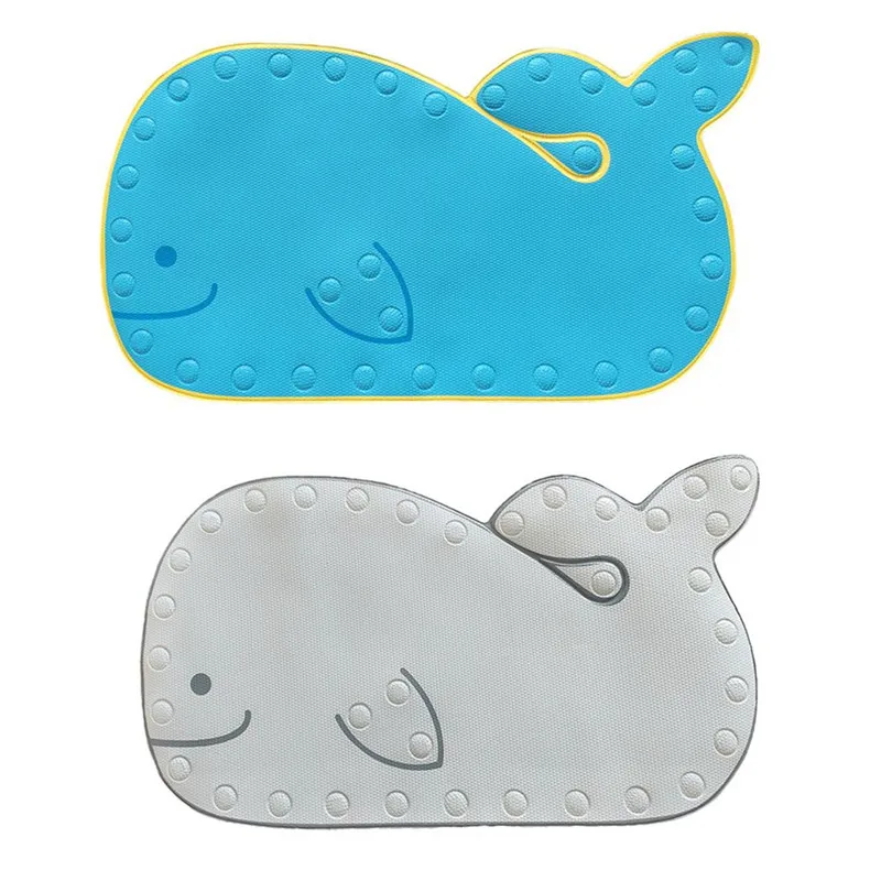 Мультяшный детский игровой коврик в форме Кита для ванной с присоской