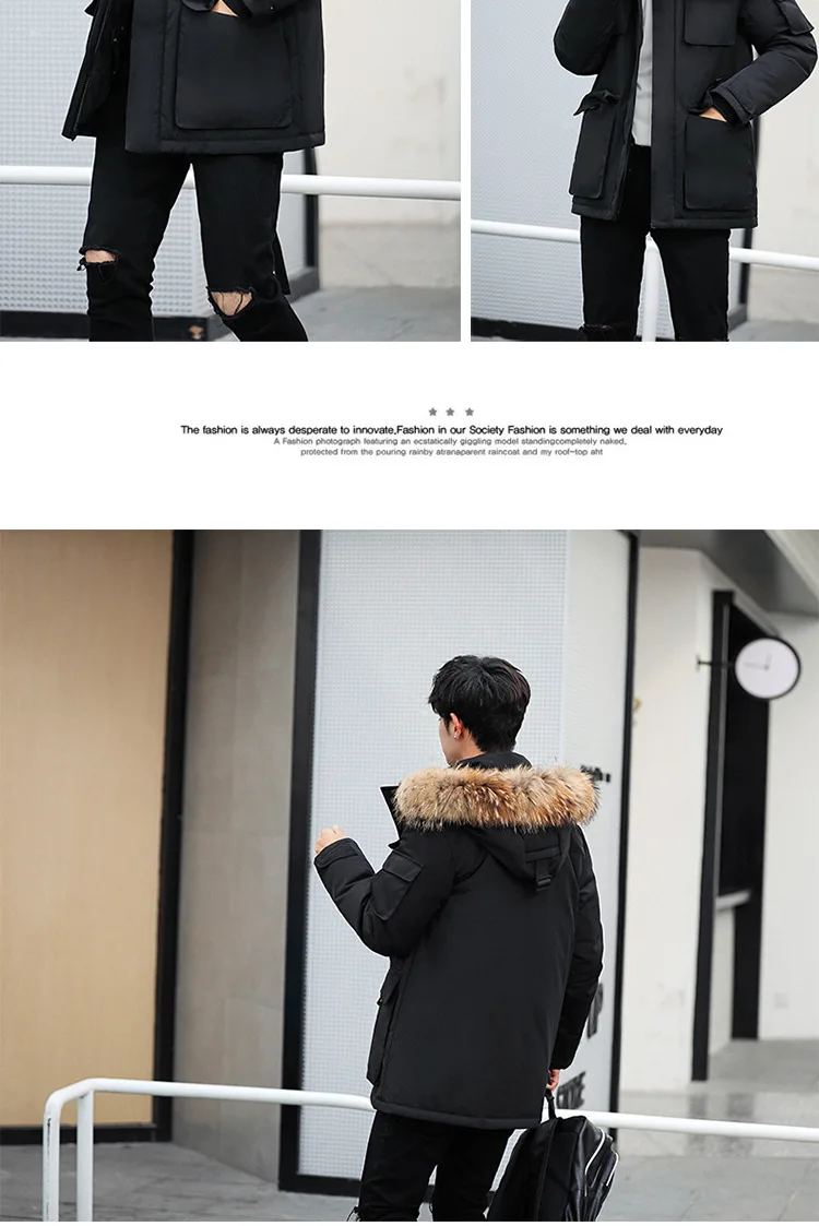 Camouflage Winter Duck Down Parkas Men Casual Outwear Down Jackets Male Thick Down Coat Fashion Snow Puffer Jacket JK-9588