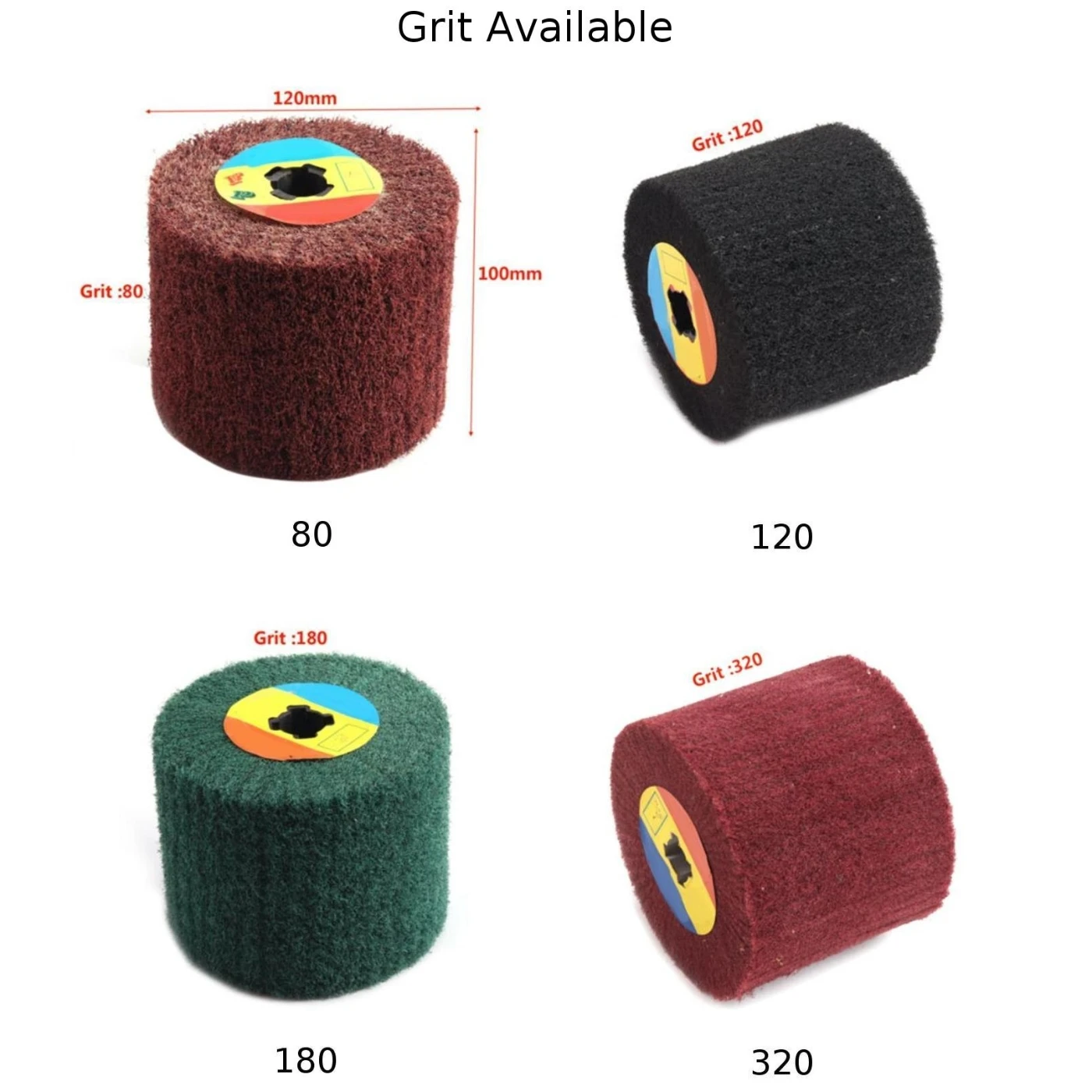 

2020 Abrasive Wire Drawing Polishing Burnishing Wheel 80~320 Grit For Polisher Sander Brand New And High Quality