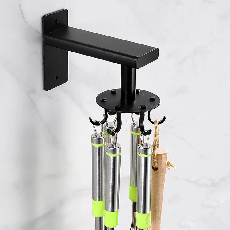 

2 Pack Kitchen Hooks 360Rotating for Hanging Cooking Utensil Holder Hooks,Hooks with Sliding
