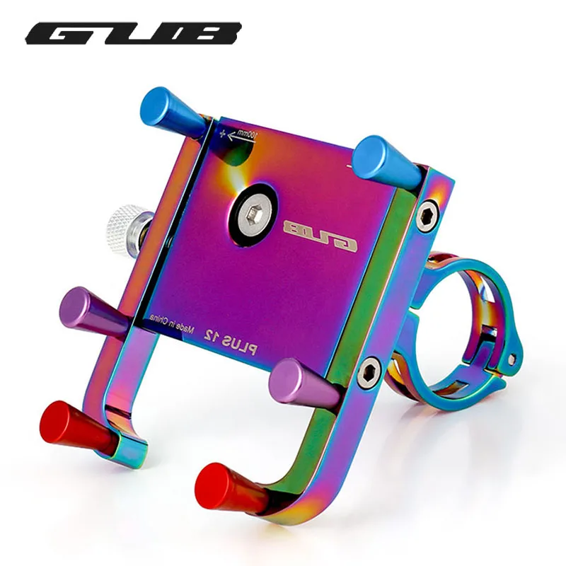 

GUB Bike Colorful Rotation Phone Holder Bicycle Motorcycle Handlebar Cellphone Mount Bracket 360 Degree Rotation Phone Stand
