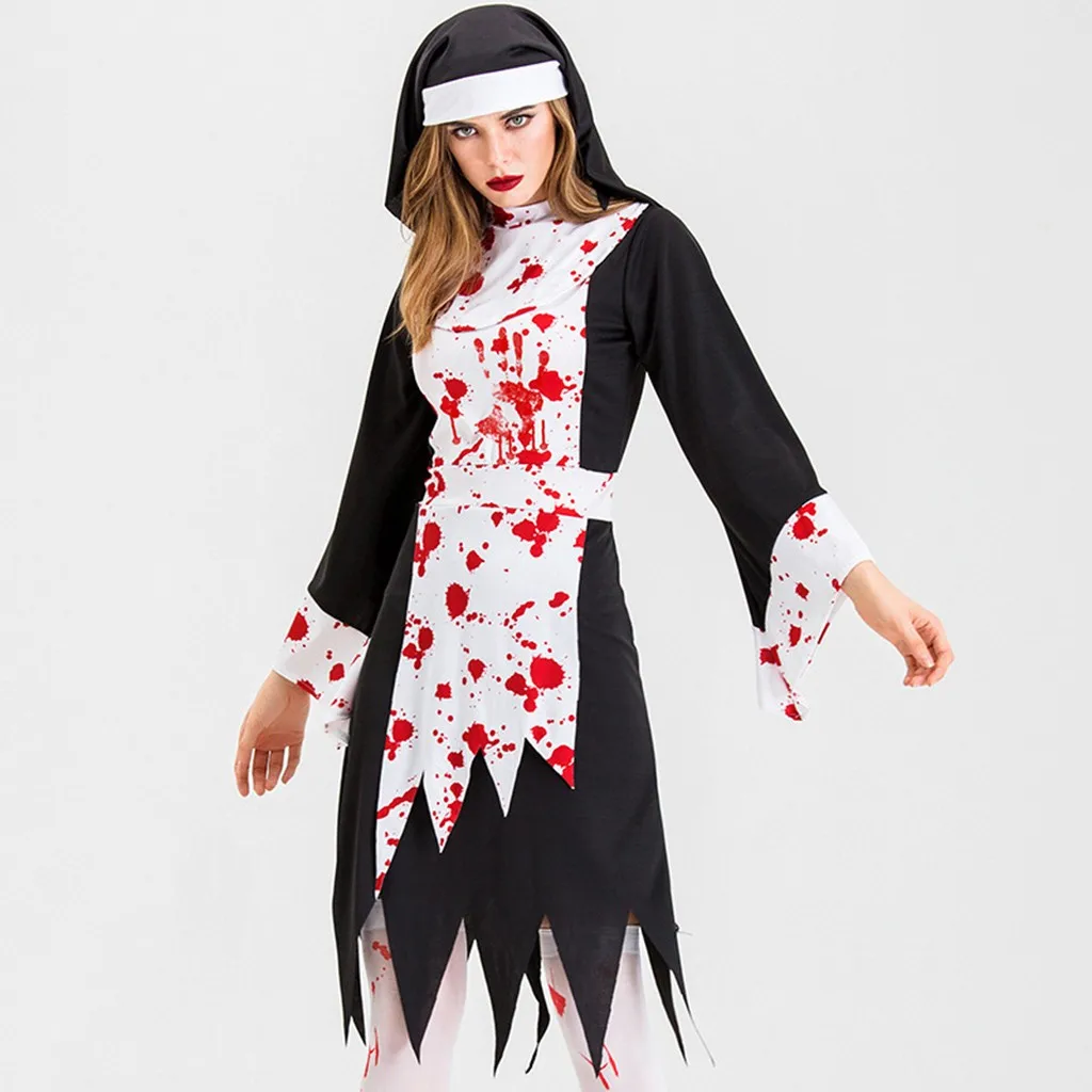 Страшные костюмы для женщин костюм вампира на Хеллоуин одежда день Святого