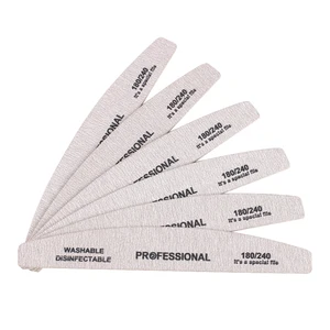 Пилка для ногтей, 180240, 10 шт., двусторонняя, деревянный, педикюр