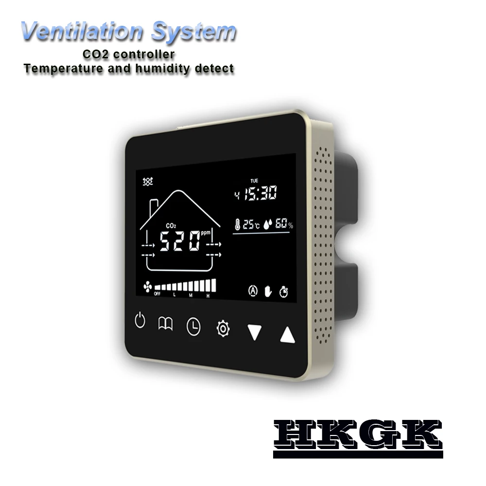 3 скоростной релейный регулятор на выходе тестер co2 система вентиляции с
