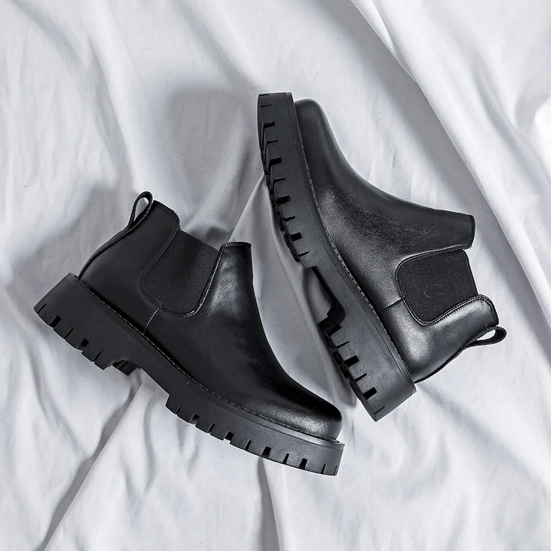 

Comfortable Men's Casual Leather Shoes Office Business For Men Luxurious Dr Martens Handmade Luxury Trend Non-slip Gentleman