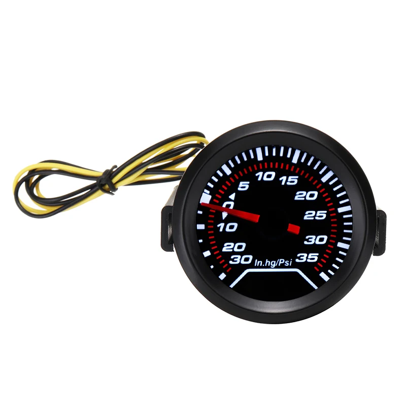 Универсальный 1 комплект 52 мм 2 &quotАвтомобильный манометр Tur-bo Boost gaugs Meter In. hg PSI
