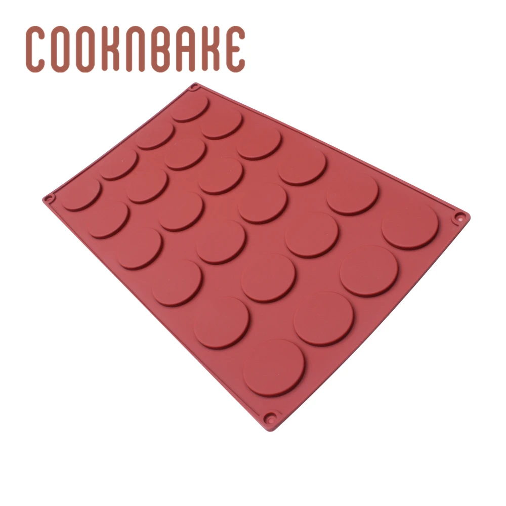 COOKNBAKE силиконовая форма для печенья круглая конфет и шоколада 24 полости