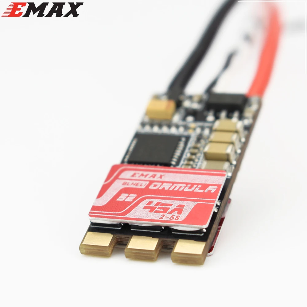 4 шт./лот Emax Formula 45A Blheli_32 2-5S бесщеточный ESC для радиоуправляемого квадрокоптера