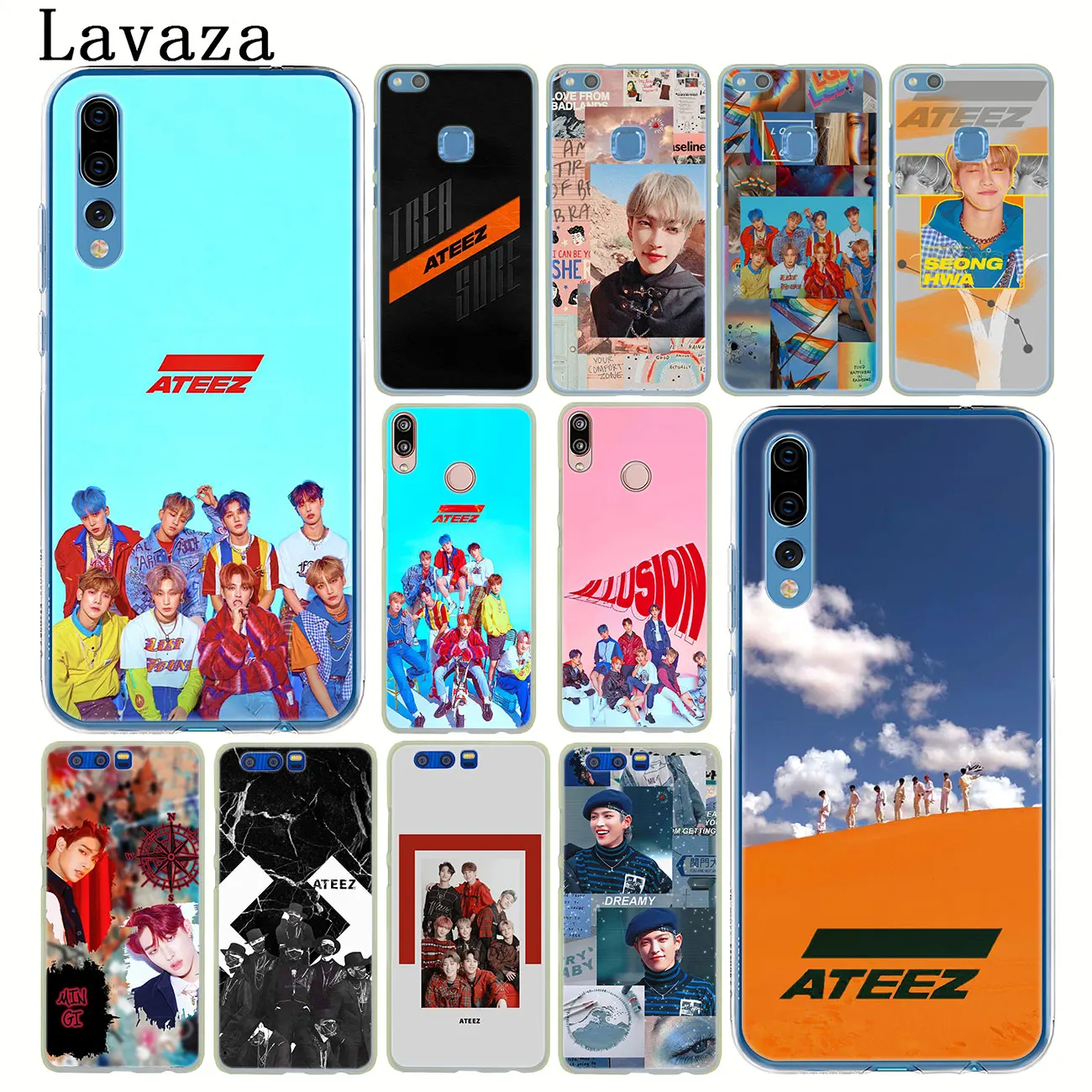 Чехол для телефона KPOP ATEEZ с логотипом huawei P30 P20 Pro P10 P9 Plus P8 Lite Mini 2016 2017 P smart Z