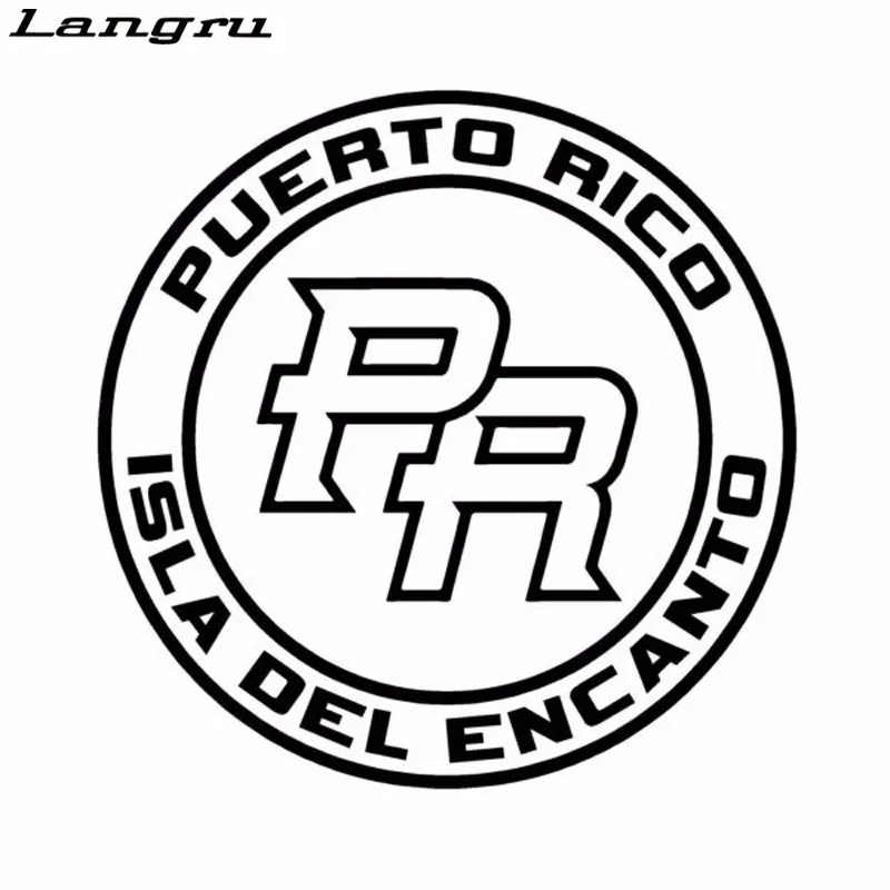 

Langru 15 см * 15 см виниловые автомобильные наклейки с надписью персонажа Пуэрто-Рико, Исла, Энканто, автомобильные аксессуары Jdm
