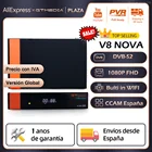 Спутниковый ТВ-приемник GTMEDIA V8 NOVA, спутниковый декодер, тюнер 1080P H.265, бесплатная доставка, Wi-Fi, CCCAM, доставка из Испании