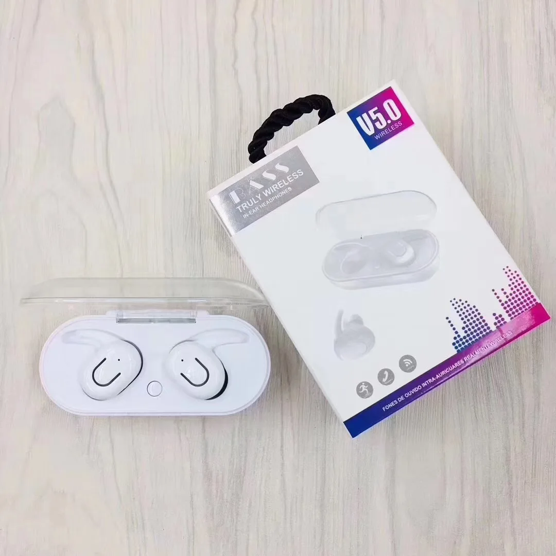 

TWS-1 Bluetooth V5.0 Earbuds Dual Ear Stereo Mini Wireless Sports Earphone In-Ear Touch Control Running True Wireless vs i12 i9s