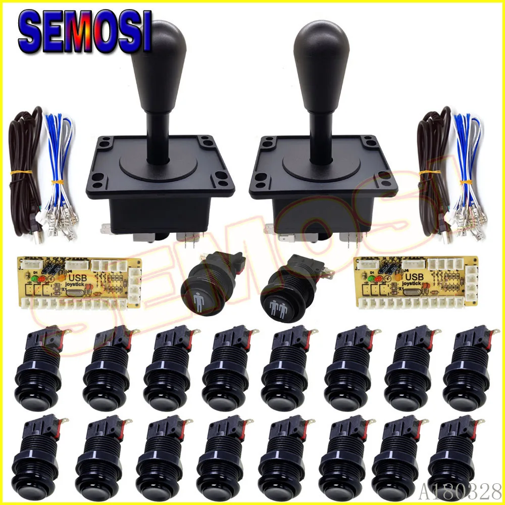 Джойстик для аркадных игр набор ПК Happ с нулевой задержкой USB энкодер 8 сторонние