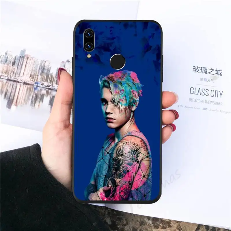 

Fashion singer Justin Bieber Phone Case For Huawei Honor view 7a5.45inch 7c5.7inch 8x 8a 8c 9 9x 10 20 10i 20i lite pro