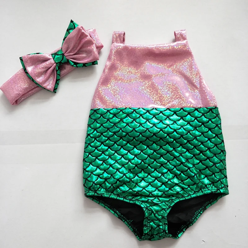 Meihuida/детский купальник-бикини для маленьких девочек с блестками рыбкой чешуя