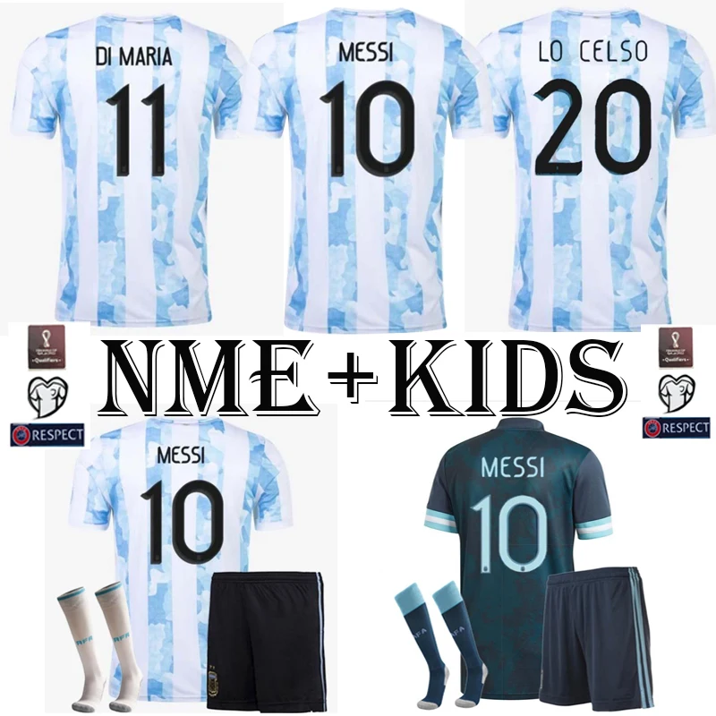 

Argentina soccer Jersey 20 21 Copa home away football shirt 2020 2021 MESSI DYBALA AGUERO LO CELSO MARTINEZ TAGLIAFICO Men