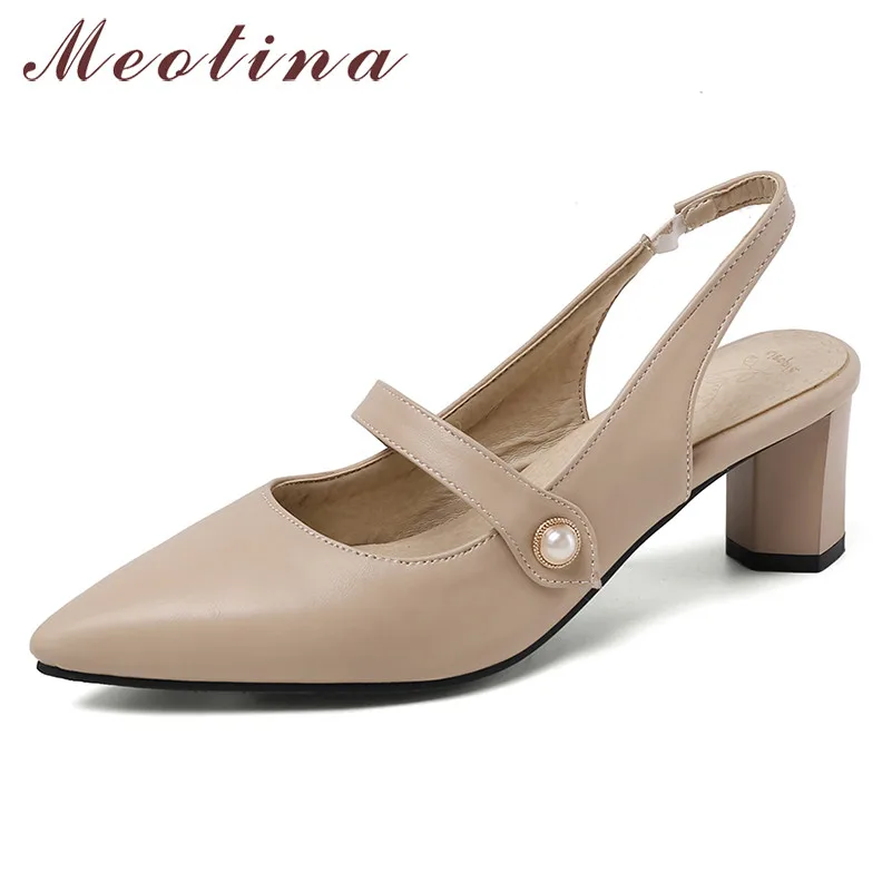 

Meotina/женские туфли-лодочки на высоком каблуке; модные туфли на высоком каблуке с ремешком на пятке в необычном стиле; туфли с закрытым острым...