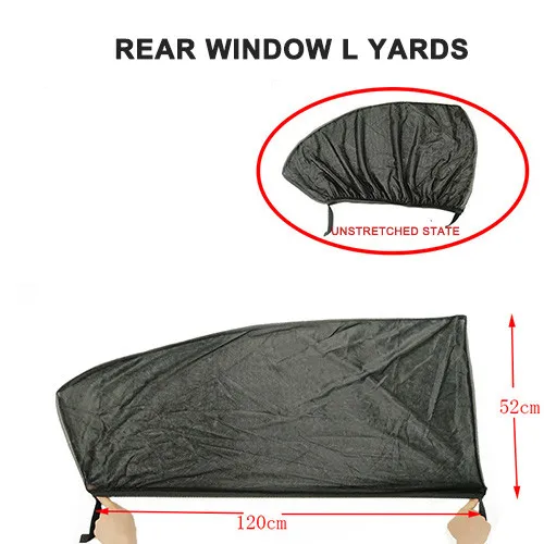 Rear window L 2 шт. тонировка для окон автомобиля занавеска от солнца солнцезащитный щит солнцезащитный экран окно протектор автомобиля универсальные аксессуары - Цвет: Rear window L