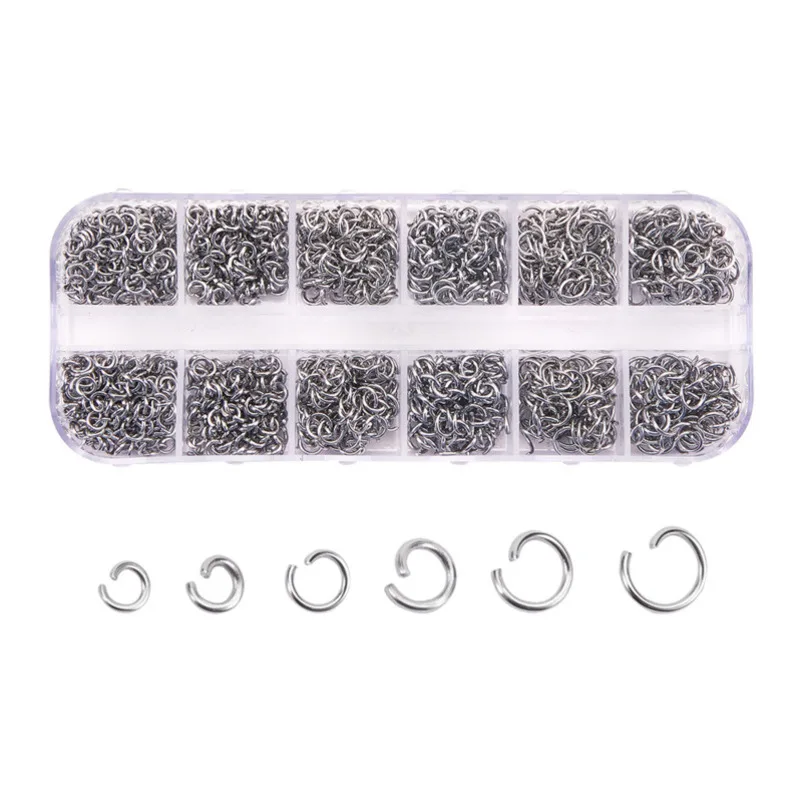 

4-6mm Single Circle Mixed Open Connecting Ring Jump DIY Luggage AccessoriesHandmade Accessories Can Be Used To Make Bag Chains
