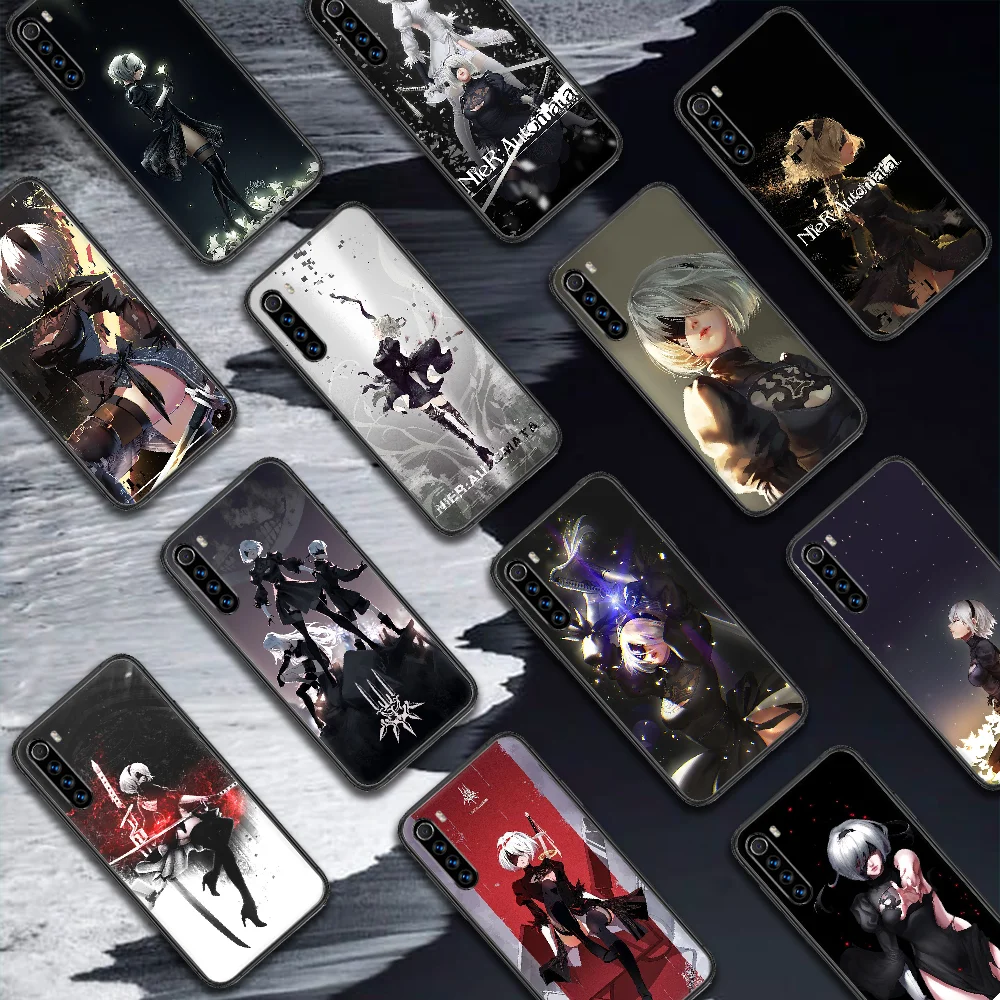 Чехол для телефона с 3D рисунком Game Nier Automata 2b SamSung Galaxy A M 5 8 10 20 30 31 40 50 51 70 71 80 S E
