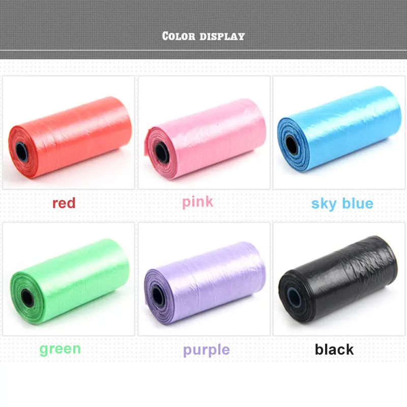 1 рулон/20 шт мусорный мешок для сбора мусора от домашних животных пластиковые