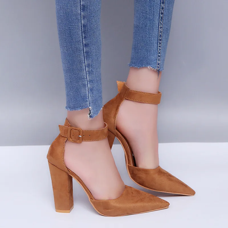 Женские Классические Босоножки на каблуке 12 см красные туфли лодочки платформе