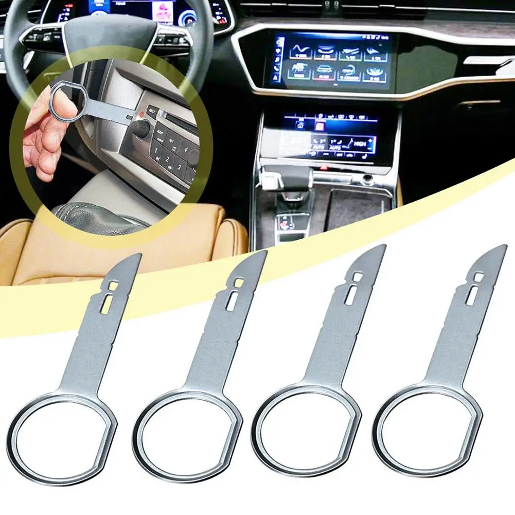 

4PCS 2PCS Practical Radio Stereo Release Removal Install Tool Key Installation For VW for Au-di for Ford for Pors-che