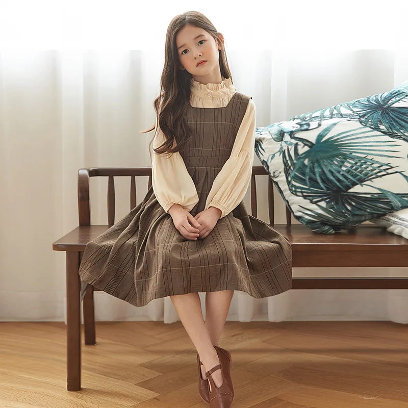 Милый корейский стиль для школьниц комплект из 2 предметов сезон осень-зима