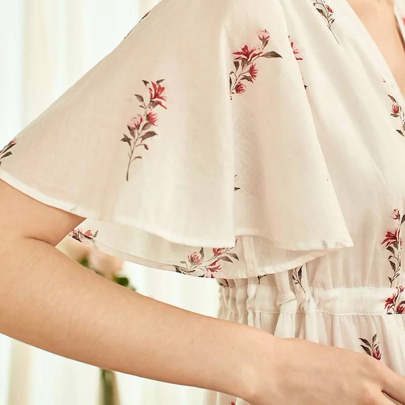 Vero Moda Новое поступление цветочное хлопковое Ночное платье домашняя одежда | 31917B507