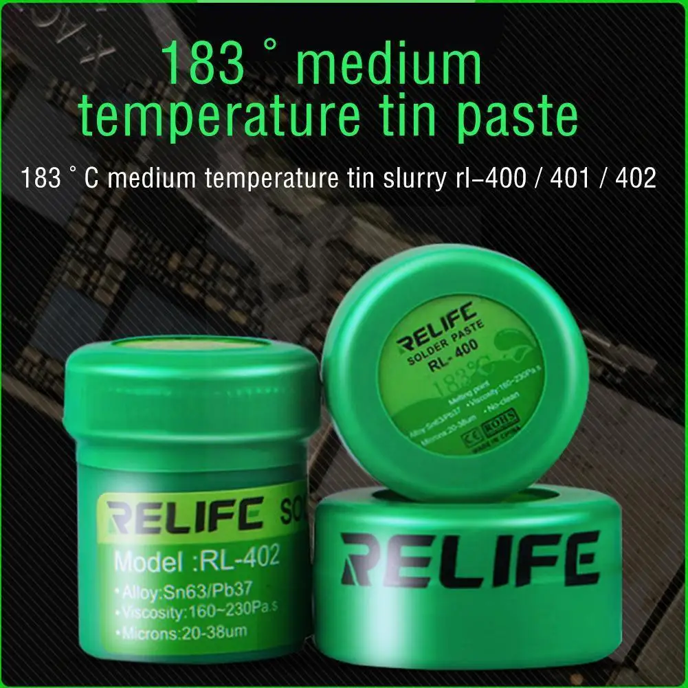

Solder Tin Paste 20g/30g/40g 183c Melting Point Welding Led Cpu Flux Tools Cream Repair Rework Bga Soldering Sn63/pb37 M2j4