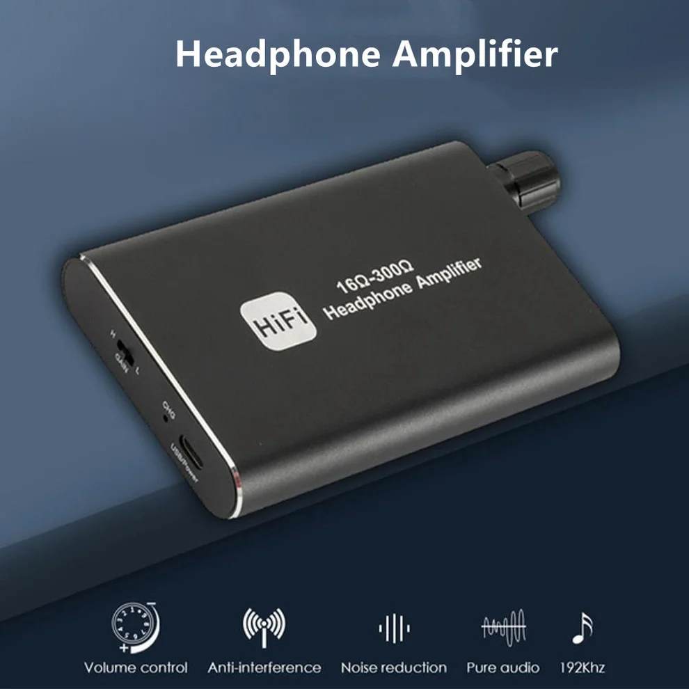 Портативный Hi-Fi усилитель для наушников LccKaa аудиоприемник головка