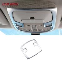 abs chrome interior car accessories styling car front reading lampshade read light panel cover trim for ford everest 2016 2017