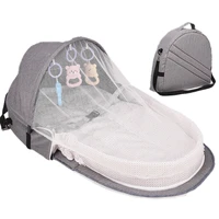 breathable infant sleeping basket portable bassinet baby foldable baby bed travel sun protection mosquito net