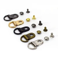 10sets d ring buckles for hiking climbing boots shoes strap buckle leather craft bags picture frame hanger wire cord d ring