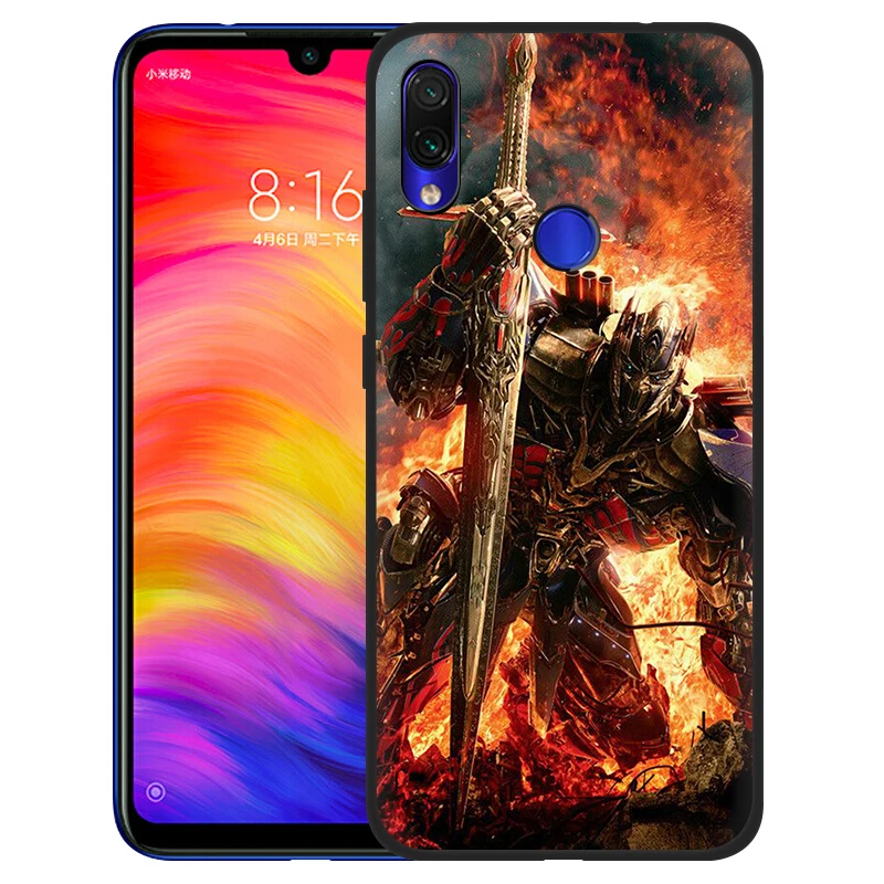 B8 EWAU Трансформеры Темный Луны силиконовый чехол для телефона для Xiaomi Redmi 4A 4X5 6 7 A Plus K20 Pro S2 GO 8A - Цвет: B8
