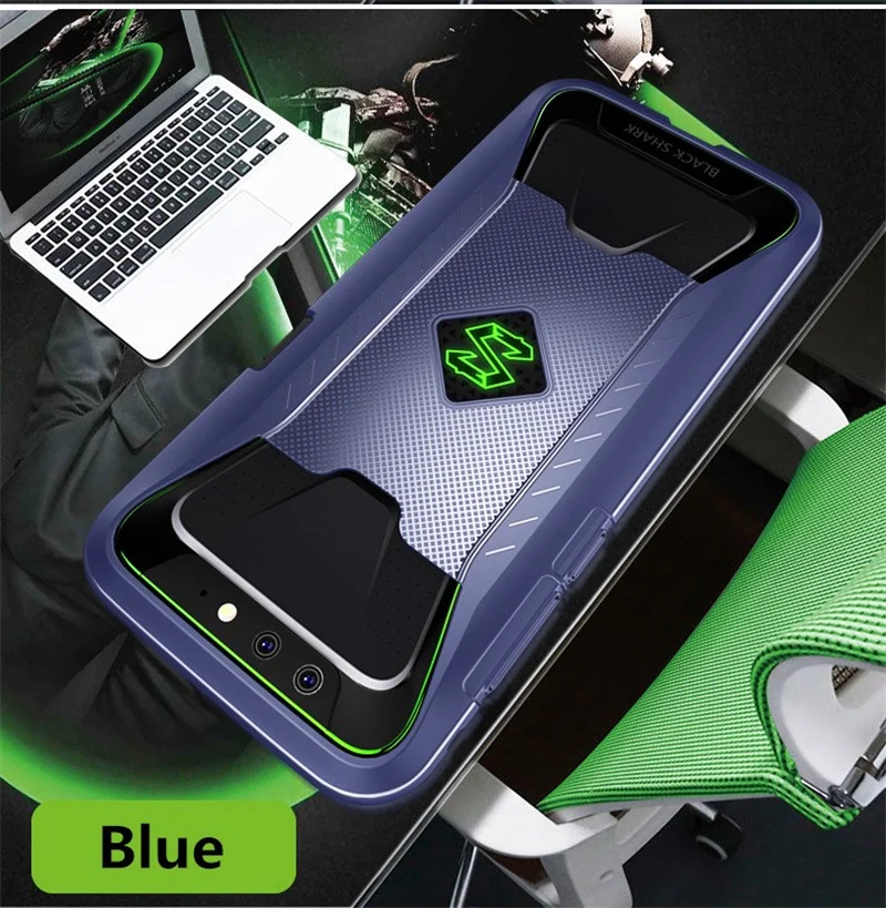 Модный Для Xiaomi Black Shark игровой чехол для телефона TPU Защитный чехол для Xiaomi черный чехол с акулой Гибридный противоударный защитный чехол