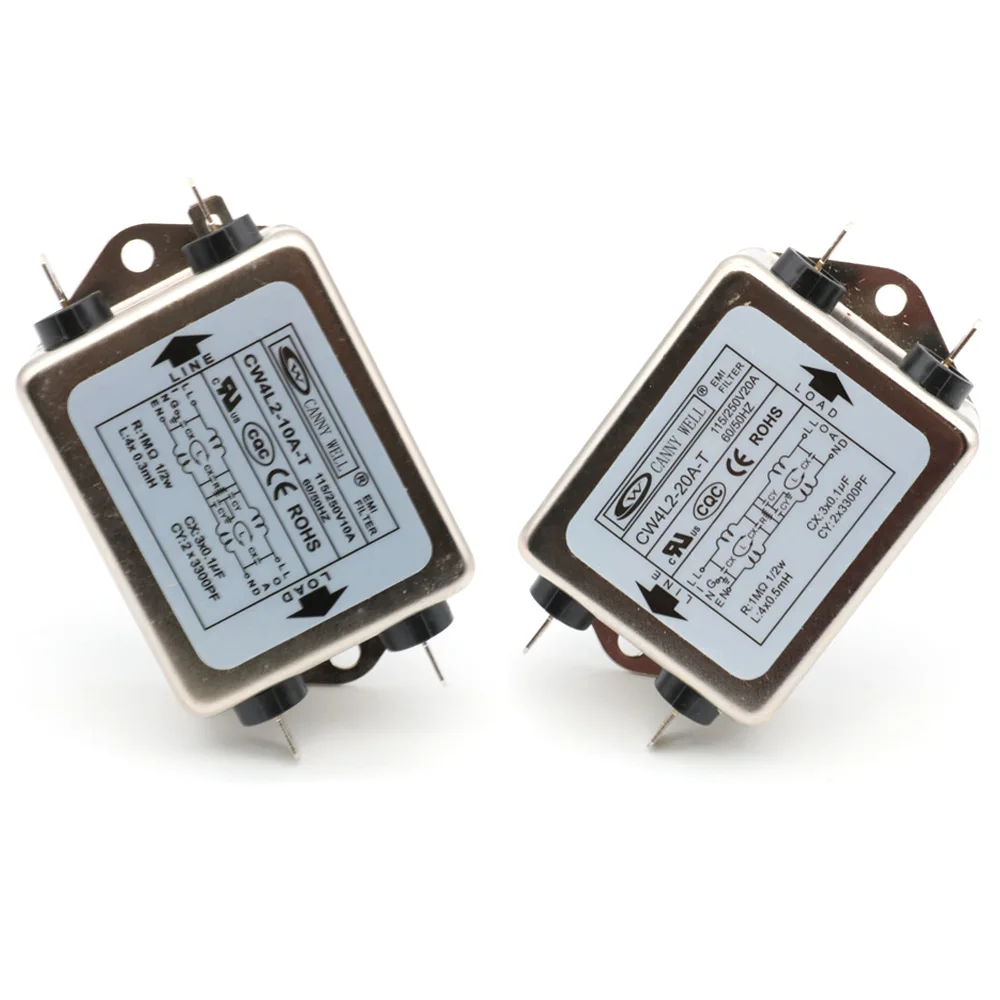 Электромагнитный фильтр яркий однофазный 115 В переменного тока 250 20 А Гц|Детали