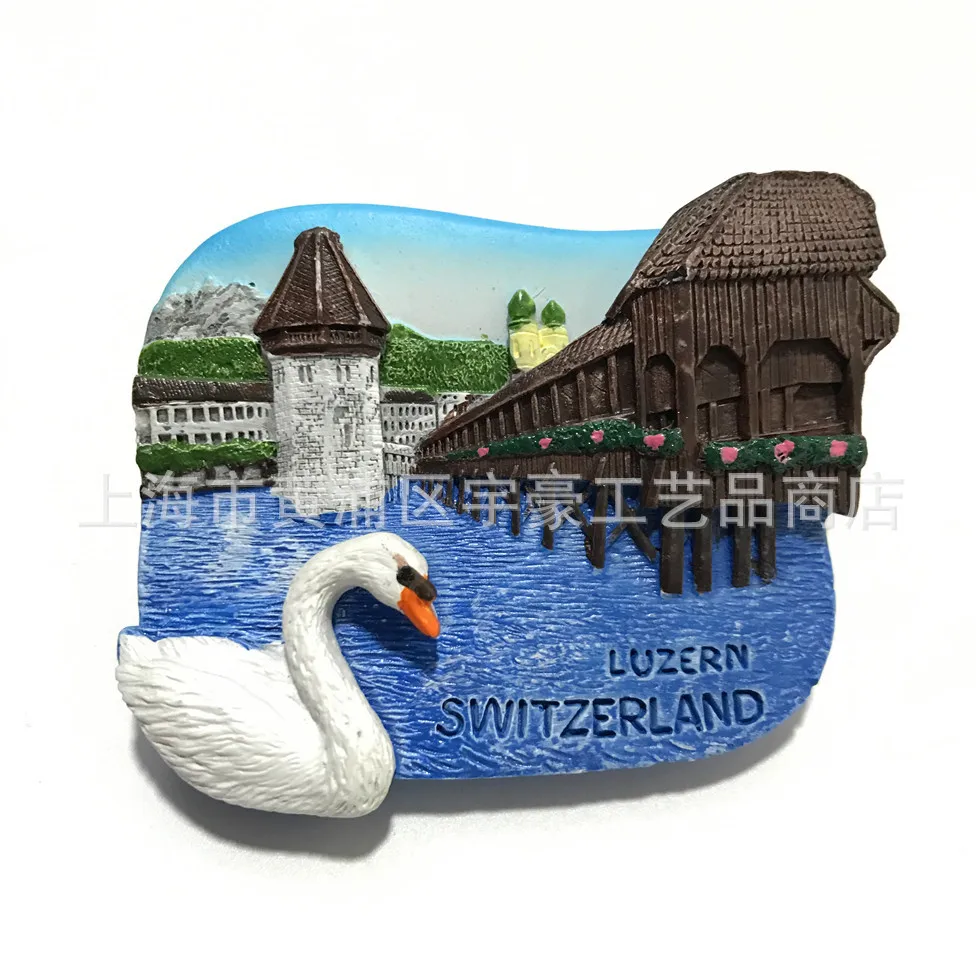 Полимерные бутиковые магниты для холодильников в разных странах США Франции