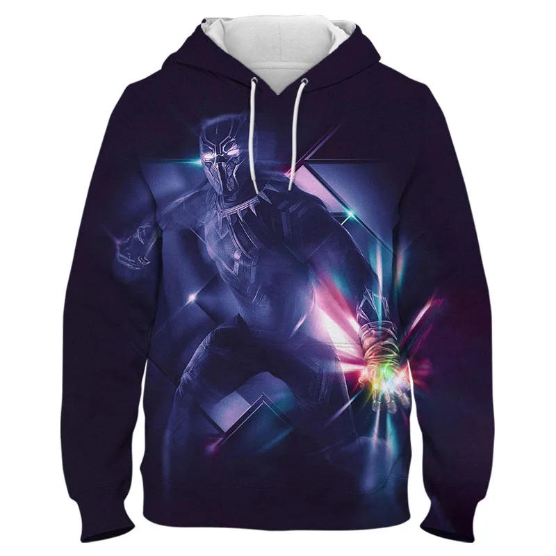 Толстовка Мужская/женская оверсайз с длинным рукавом и 3D-принтом на весну/осень -