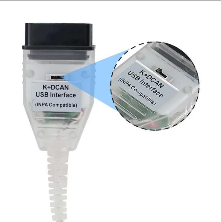 Диагностический кабель для BMW INPA K DCAN переходник OBDII + USB интерфейс Ediabas D CAN OBD2