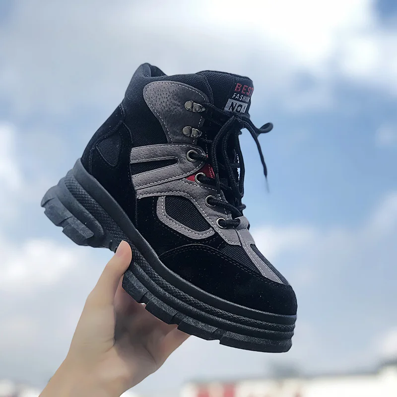 Fujin/ботинки на платформе Прямая поставка Цвет бежевый черный Высокое качество