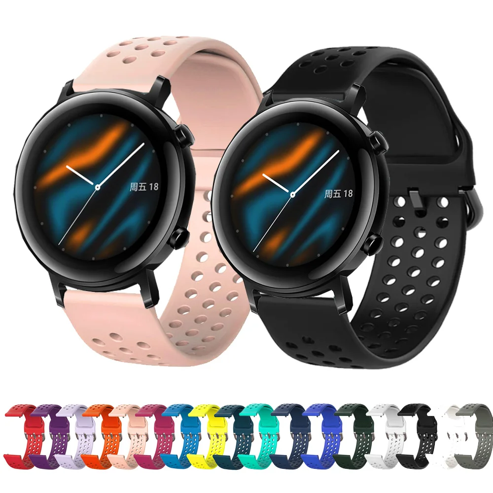 Ремешок силиконовый для Huawei watch GT 2 42 мм/Amazfit GTR мм|Ремешки часов| |