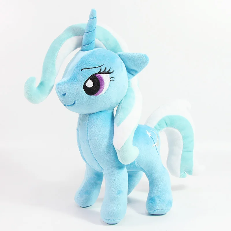 Trixie 22 см мой маленький пони игрушки дружба Волшебная Принцесса Каденс селестрия Радуга тире Пинки Пирог редкость пони плюшевые мягкие куклы - Цвет: Trixie
