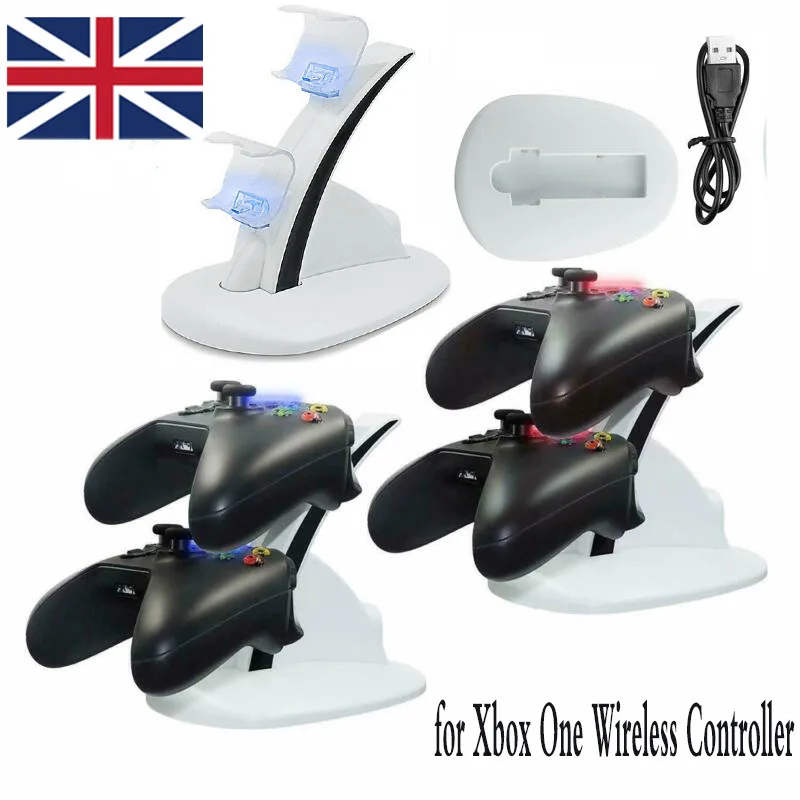 Зарядное устройство для Xbox One/Xbox One S 5 в пост. Тока/мА светодиодный двойной